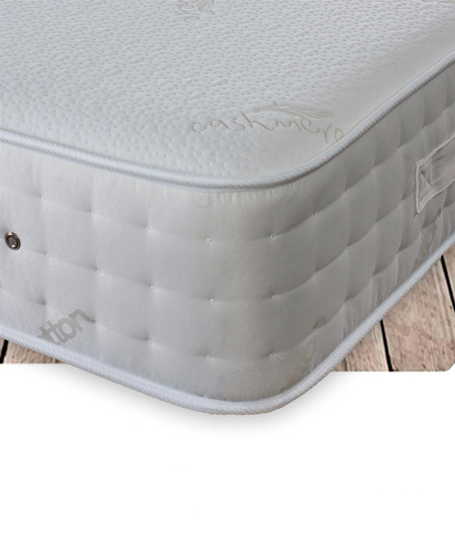 Starlight Beds 9" Deep Cashmere Fabric Medium Firm Pocket Spring Mattress