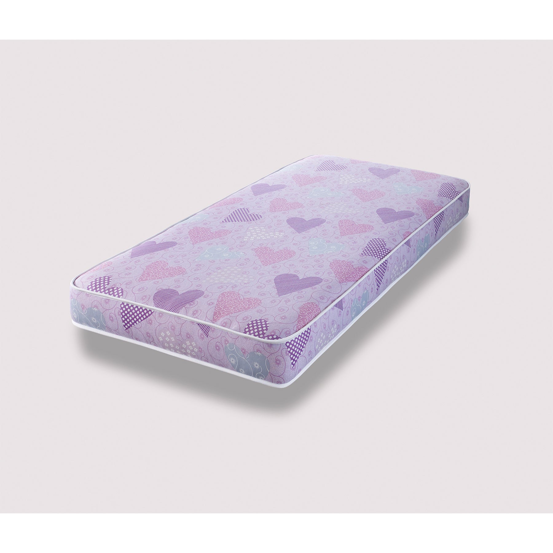 Starlight Beds™ | Children's Pink Hearts Foam Free Comfort Mattress