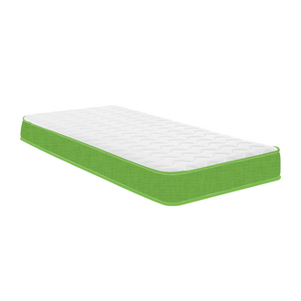 Starlight Beds™ Colours Range - Green Memory Foam & Spring Children’s Mattress (18cm Deep)