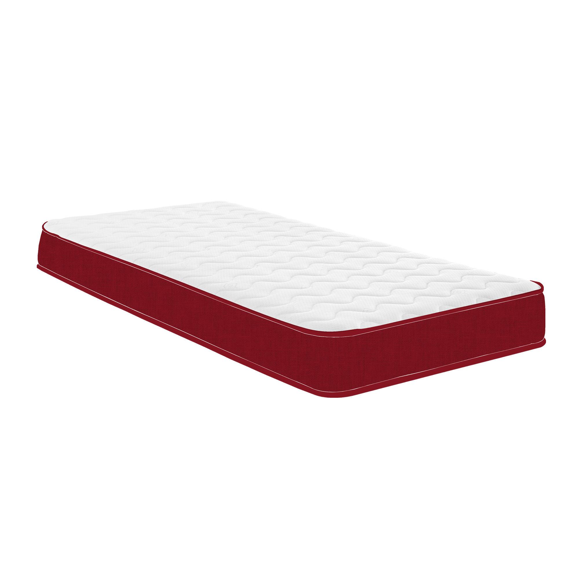 Starlight Beds™ Colours Range - Red Memory Foam & Spring Children’s Mattress (18cm Deep)