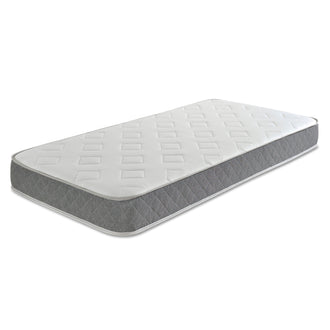 Starlight Beds™ Grey Jump Jack Hybrid Mattress – Cool Touch Memory Foam & Spring Comfort with Diamond Quilted Design