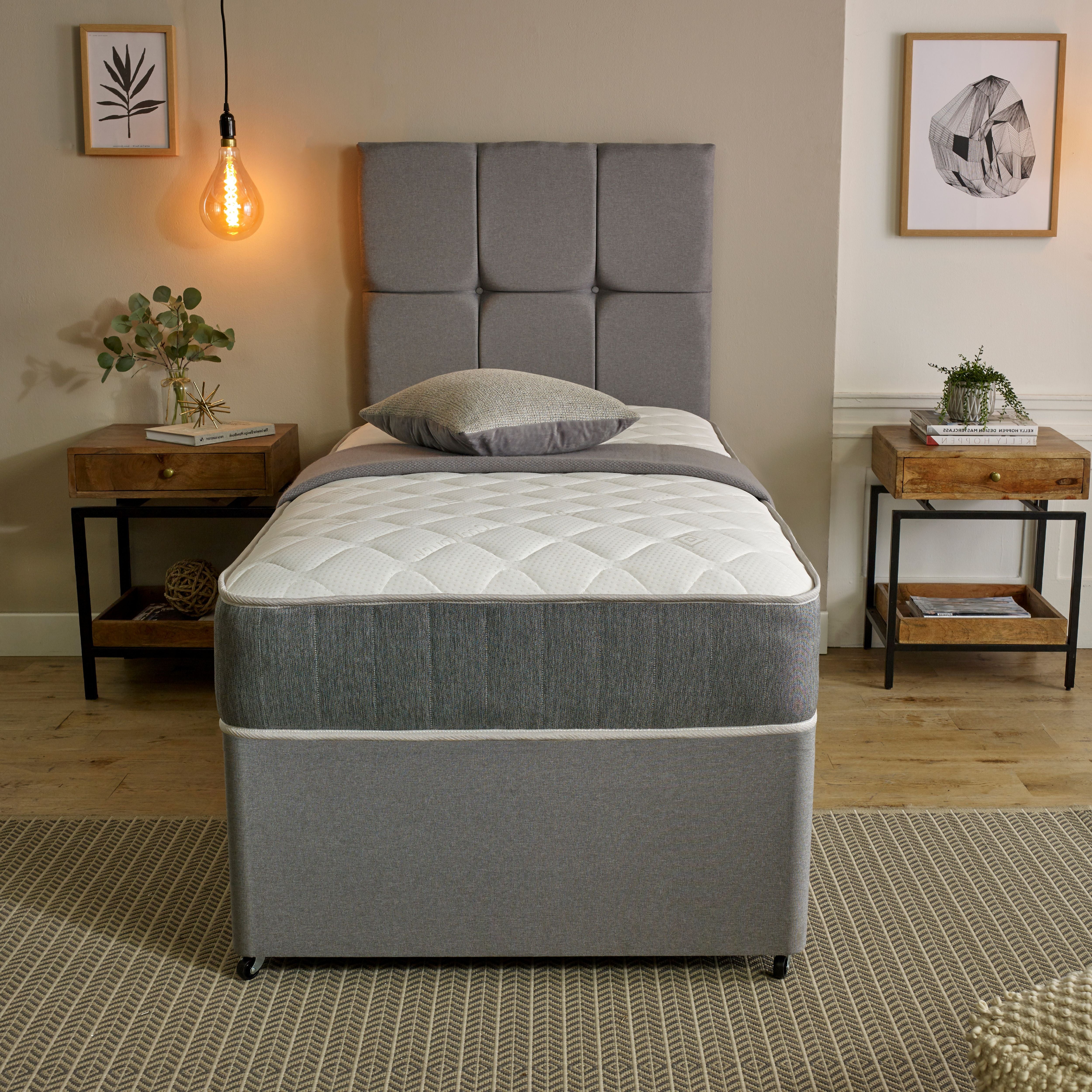 Starlight Beds™ Premium 8-Inch Hybrid Mattress with Memory Foam & 13.5-Gauge Open Coil Springs – Breathable Comfort & Supportive Design