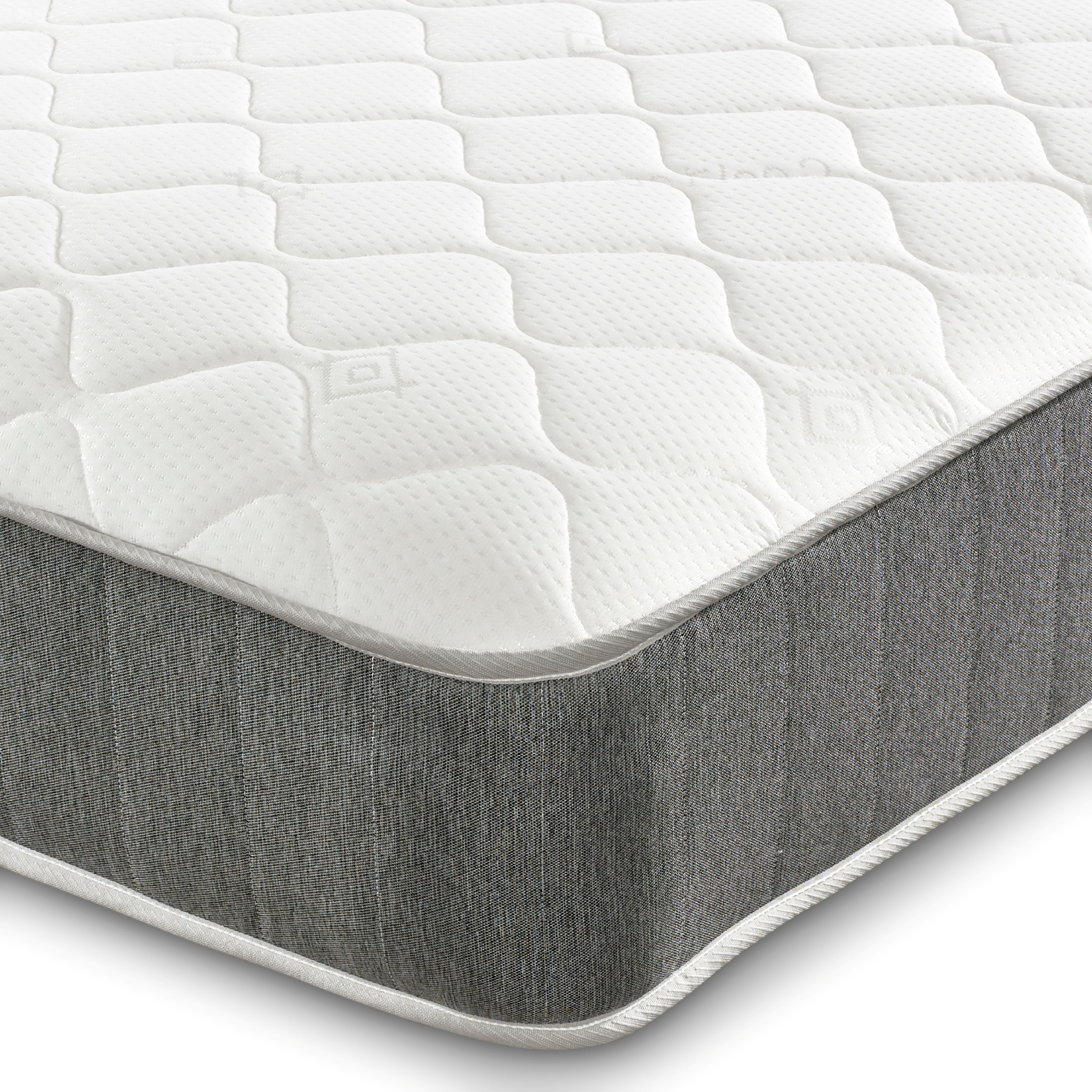 Starlight Beds™ Premium 8-Inch Hybrid Mattress with Memory Foam & 13.5-Gauge Open Coil Springs – Breathable Comfort & Supportive Design