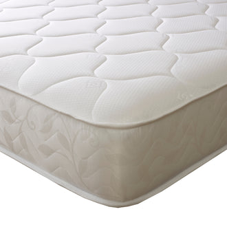 Starlight Beds™ 8" Deep Hybrid Memory Foam & Spring Mattress – White Border Design, Plush Comfort & Balanced Support