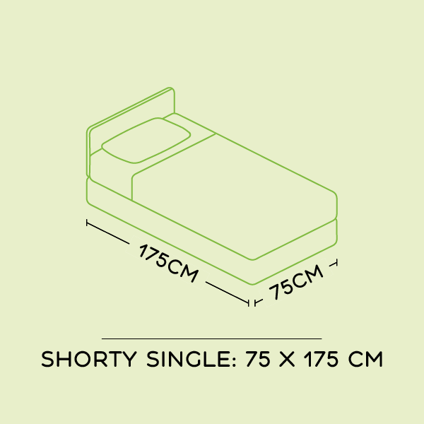 Shorty mattress 90 x 175 deals