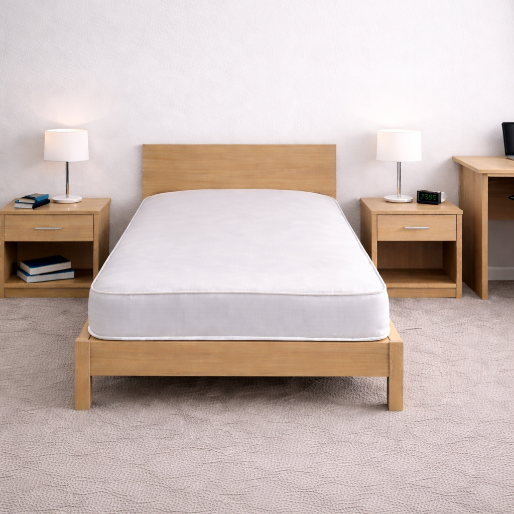 Contract Dual-Sided Memory Foam Open Coil Student Mattress