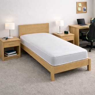 Contract Dual-Sided Memory Foam Open Coil Student Mattress