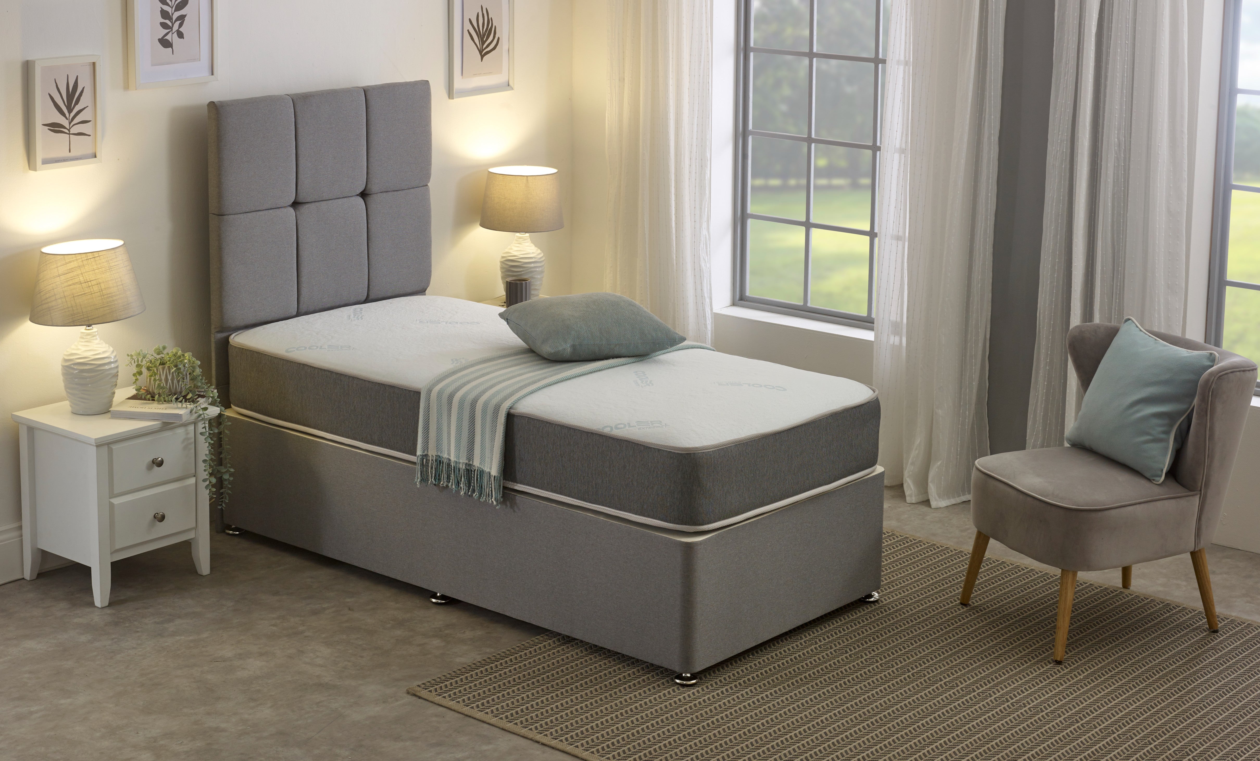 Starlight Beds 22cm Deep Cooler Extreme with Cooling Foam and Spring Mattress