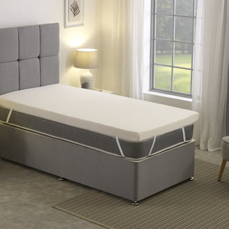 Starlight Beds Memory Foam Mattress Topper – 3" with Removable Washable Cover