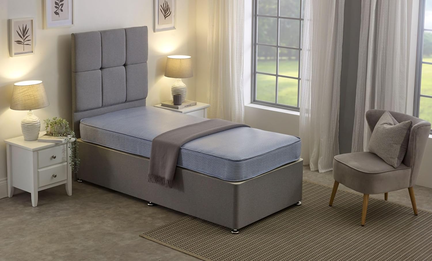Starlight Beds™ Waterproof PVC Mattress – Sprung, Durable & Hygienic