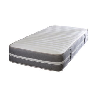 Starlight Beds™ 9" Deep Pocket Sprung Memory Foam Mattress – Premium Support with Grey Border, White Band