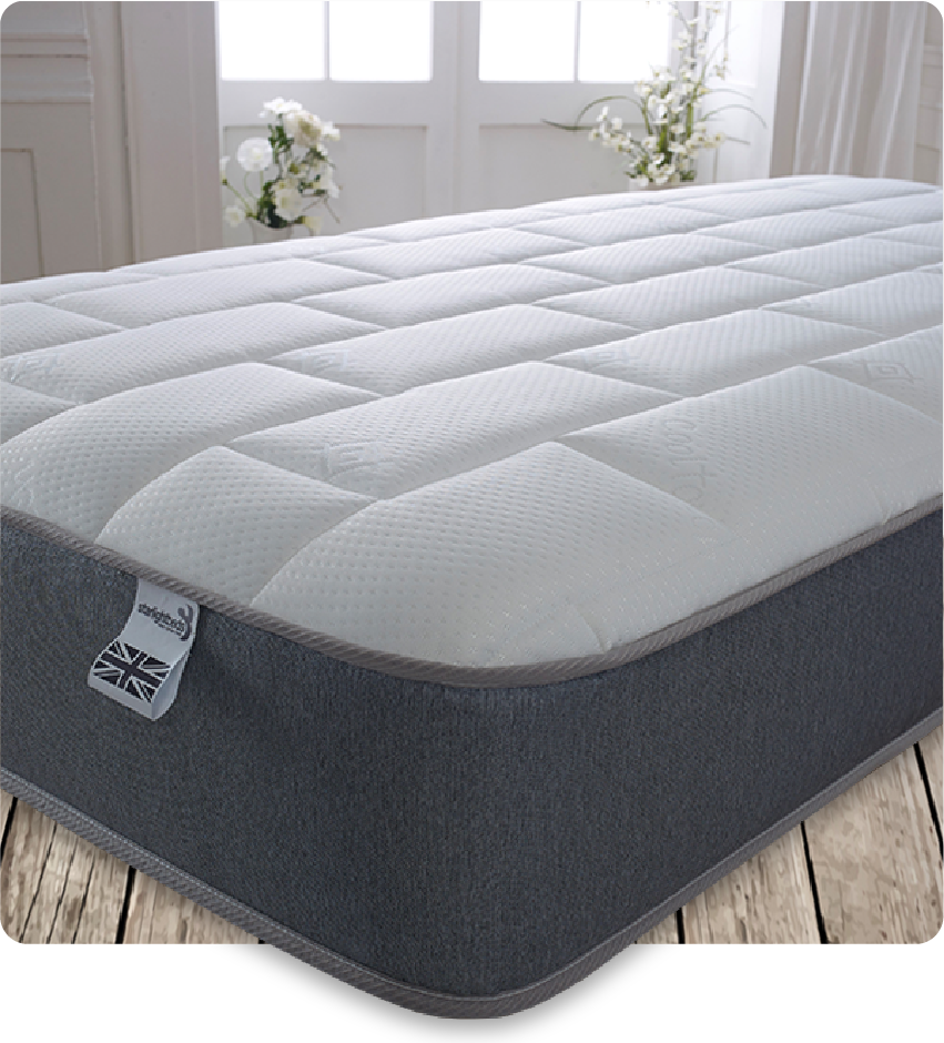 Starlight Beds™ Deep Memory Foam Luxurious Cool Touch Top Panel