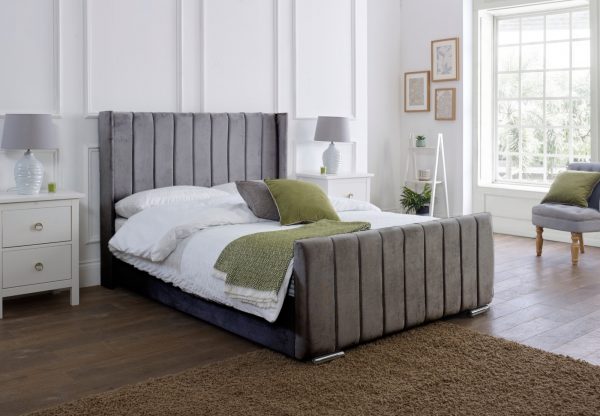 Porto Winged Straight Line Bed