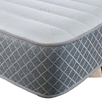 Starlight Beds™ 7" Deep Budget Friendly Classic Straight line design with Cool touch finish Memory foam and Spring Mattress