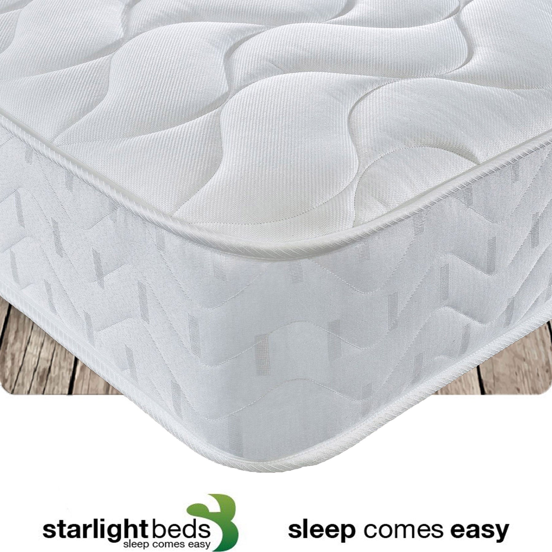 Starlight Beds™ 7.5" Deep Seven Layered, Memory Foam Open Coil 13.5 gauge Spring Mattress