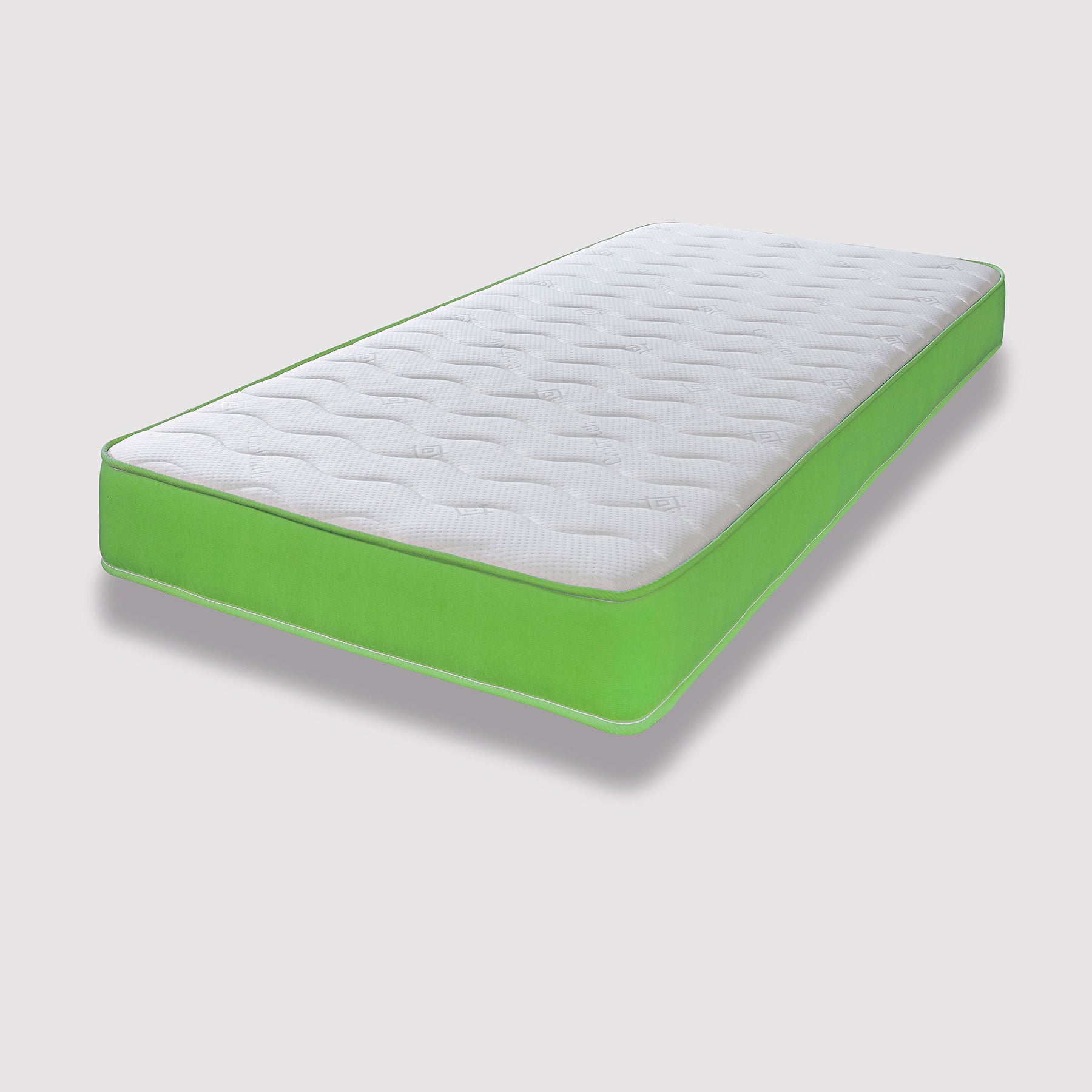 Starlight Beds™ 7" Deep Cool touch Luxurious soft Finish Memory Foam & Hybrid Spring Green Border Mattress